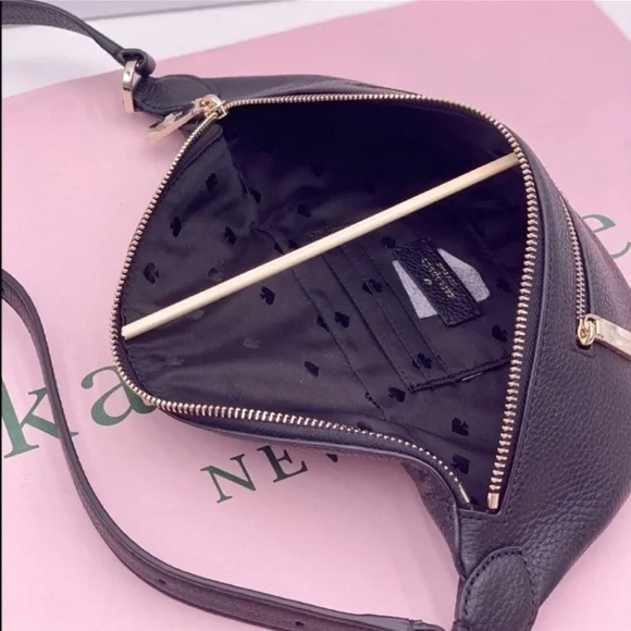 Kate Spade Leila Belt Bag Crossbody Black - Picture 5 of 9